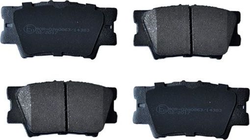 Тормозные колодки ASAM. Артикул 55386