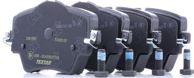 Тормозные колодки Textar Q+ передние для MINI Countryman II (F60) 2016-2026. Артикул 2561701