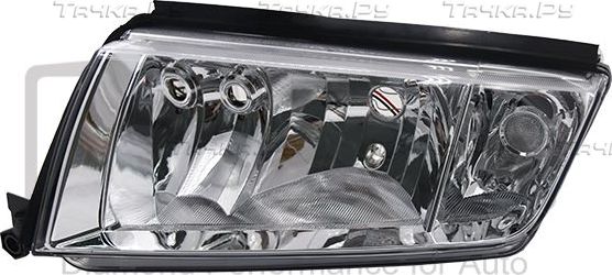 Фара передняя основная DPA левая для Skoda Fabia I 1999-2008. Артикул 89410199802