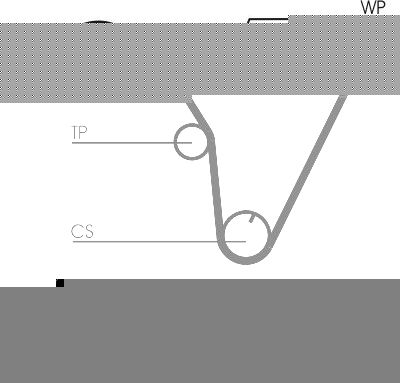 Ремень ГРМ с роликами (комплект) ContiTech. Артикул CT805K1