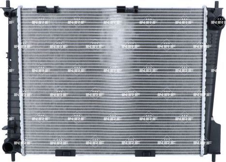 Радиатор охлаждения двигателя NRF (алюминий). Артикул 53125