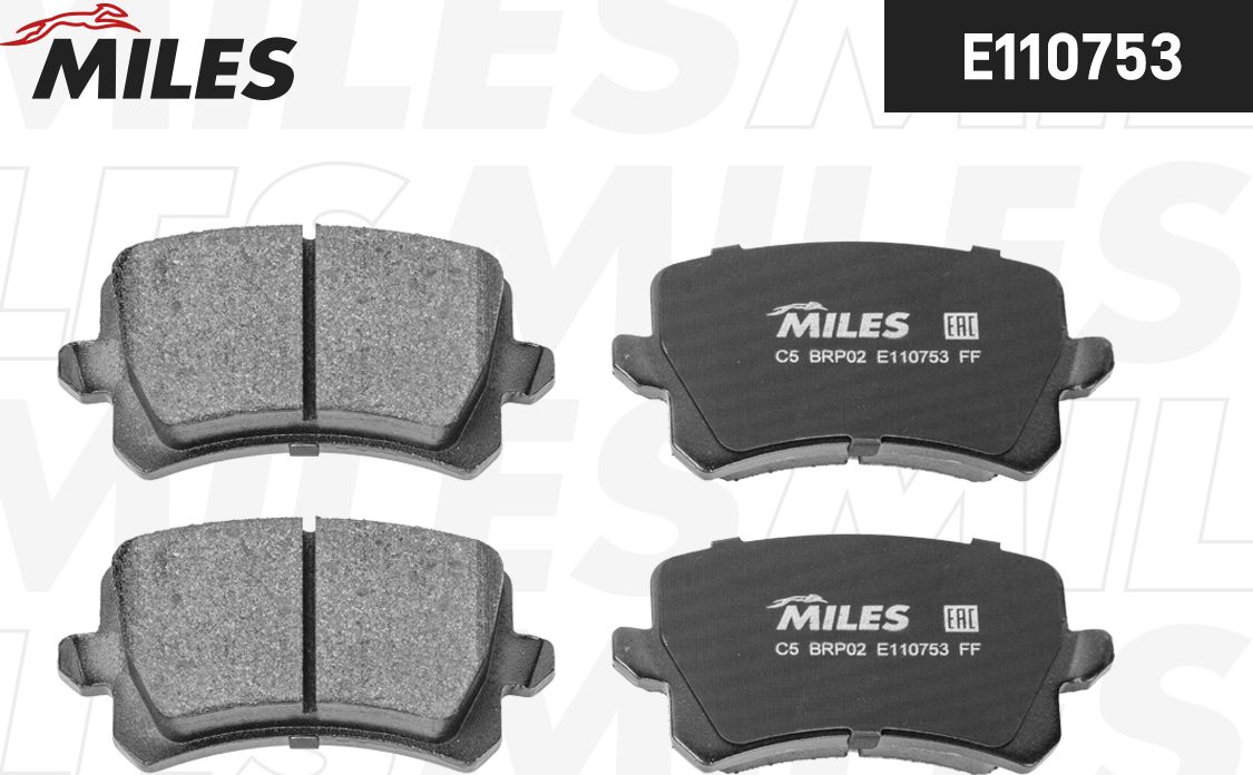 Тормозные колодки Miles. Артикул E110753