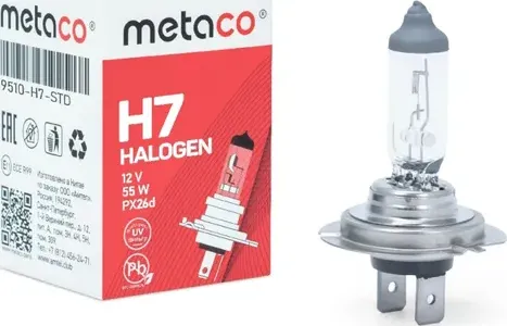 Лампа накаливания (Metaco). Артикул 9510-H7-STD