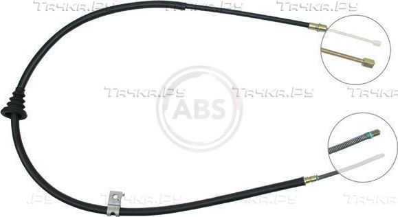 Трос ручника (тросик ручного тормоза) ABS. Артикул K16338
