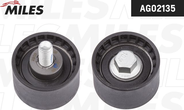 Направляющий (ведущий) ролик ремня ГРМ Miles. Артикул AG02135