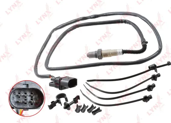 Датчик кислорода AUDI 1.6-2.0 A3 8L 96-03 / A4 B5 94-01 / A4 B6 00-05/ A4 B7 04-08 / A6 C5 01-05 / T (Lynxauto). Артикул dm-2002