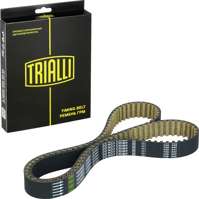 Ремень ГРМ Trialli (HNBR (Hydrierter Acryl-Nitril-Butadien-Kautschuk)) для Alfa Romeo 159 2005-2011. Артикул GB 8897
