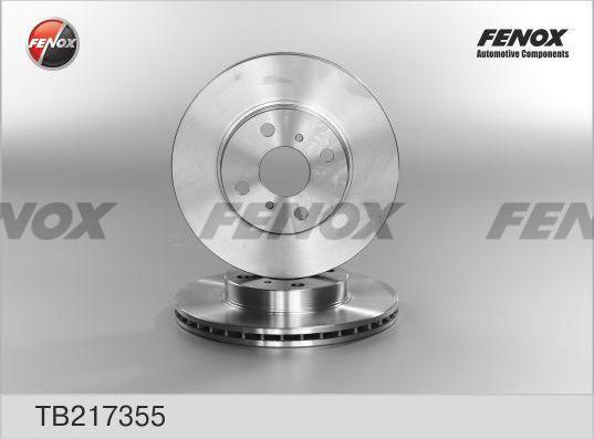 Тормозной диск Fenox передний для Toyota Corolla E90 1992-1997. Артикул TB217355