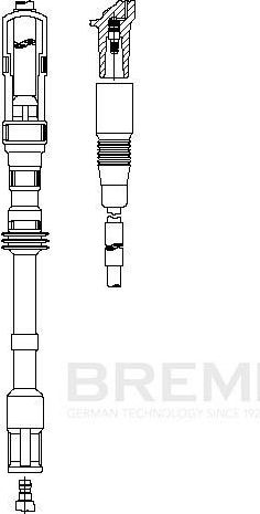 Высоковольтные провода (провода зажигания) Bremi. Артикул 198/75