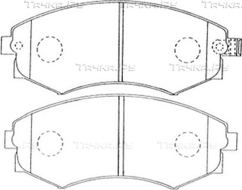 Тормозные колодки FIT передние для Hyundai Lantra II 1995-2000. Артикул FP0887