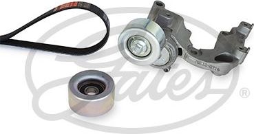 Приводной ремень поликлиновой с роликами (комплект) Gates Micro-V® Kit. Артикул K027PK1550