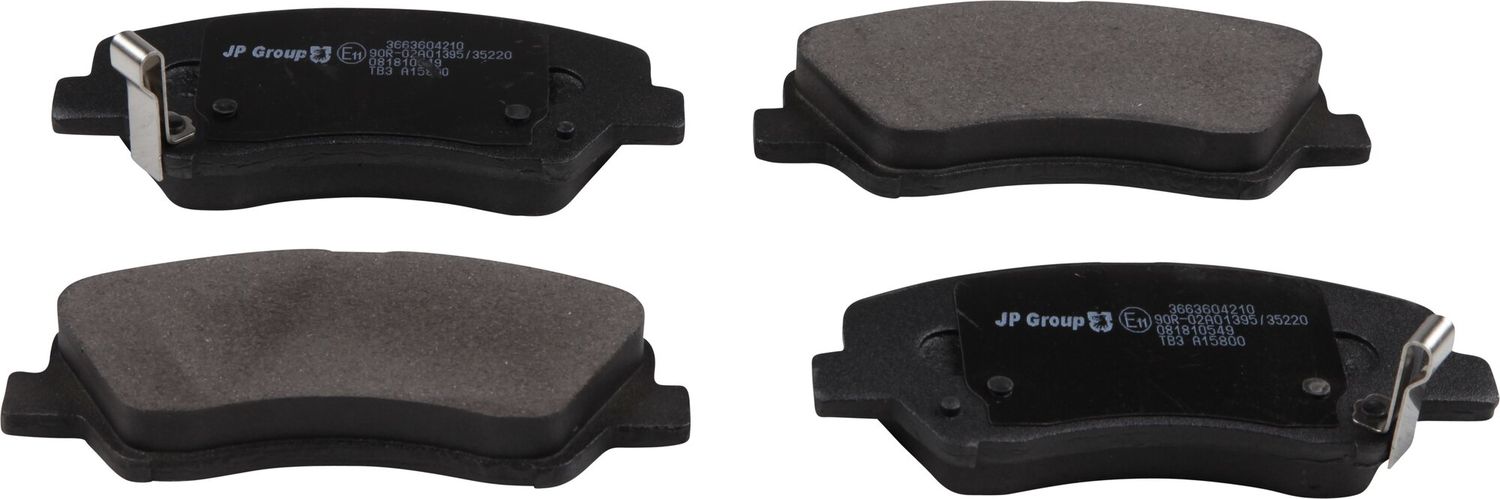 Тормозные колодки JP Group. Артикул 3663604210