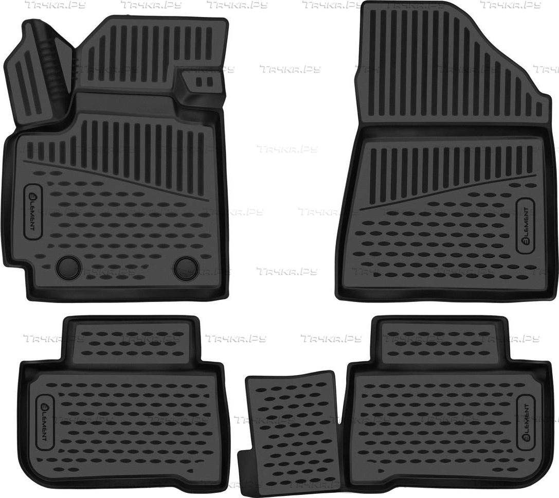 Коврики Element 3D для салона Changan CS55 PLUS I рестайлинг 2021-2026. Артикул ELEMENT3DA70156210k