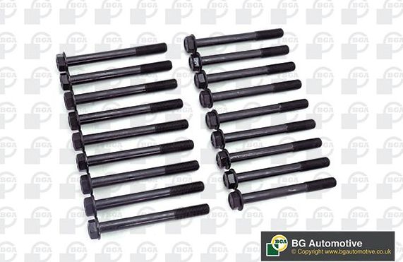 Комплект болтов ГБЦ BGA. Артикул BK5332