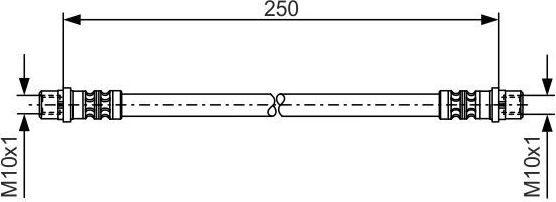 Тормозной шланг Bosch. Артикул 1 987 476 309