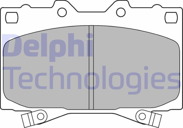 Тормозные колодки Delphi (Low-Metallic). Артикул LP1308