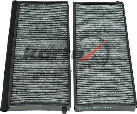 Фильтр салонный (угольный)(к-т 2шт) (Kortex). Артикул KC0177S