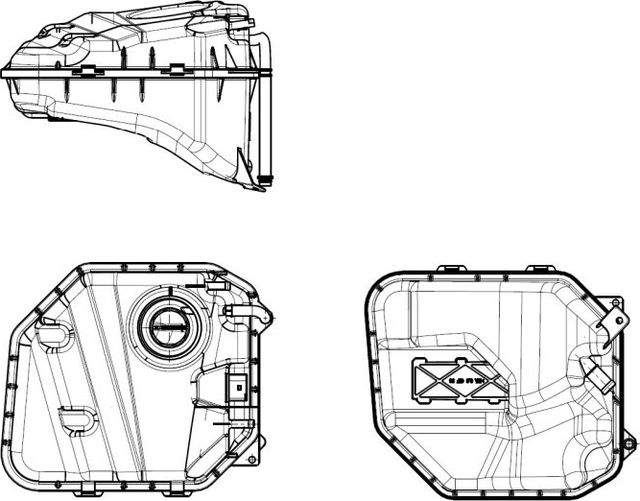 Расширительный бачок NRF EASY FIT для Volkswagen Touareg I 2002-2010. Артикул 454032