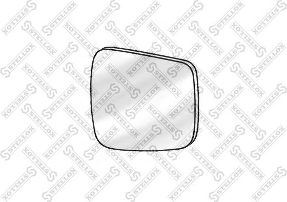 Зеркальное стекло бокового зеркала Stellox правое/левое для Volvo  FMX II 2013-2026. Артикул 87-30210-SX