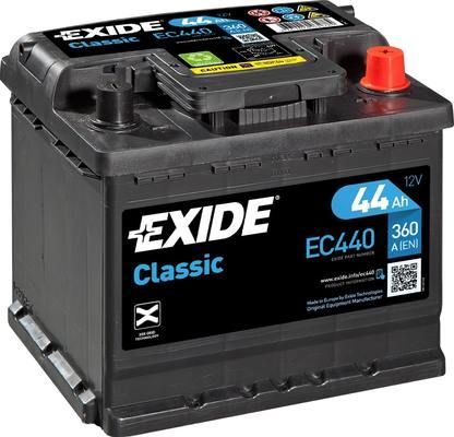 Аккумулятор Exide Classic *. Артикул EC440