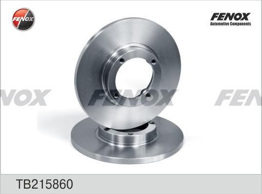 Тормозной диск Fenox. Артикул TB215860