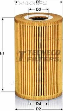 Масляный фильтр Tecneco Filters. Артикул OL0207E