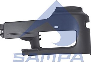 Бампер Sampa левый для Mercedes-Benz Actros MP1 1996-2003. Артикул 1810 0236
