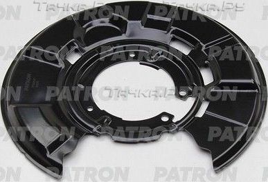 Кожух (щиток) тормозного диска Patron задний правый для BMW 1 I (E81/E82/E87/E88) 2004-2012. Артикул PBS047