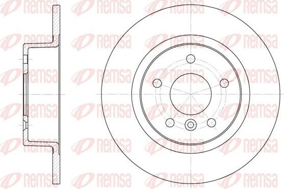 Тормозной диск Remsa. Артикул 6506.00