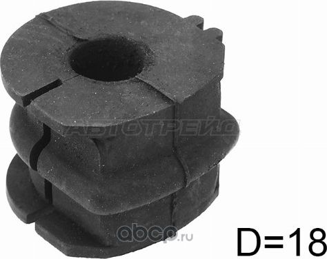Втулка стабилизатора заднего D=18 NISSAN QASHQAI 06 (Baikor). Артикул BKSB0003