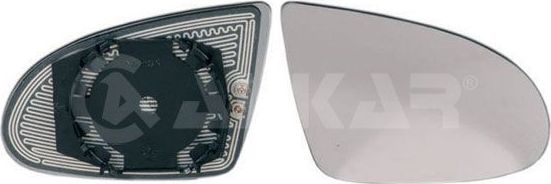 Зеркальное стекло бокового зеркала Alkar правое для Audi A2 2000-2005. Артикул 6432796
