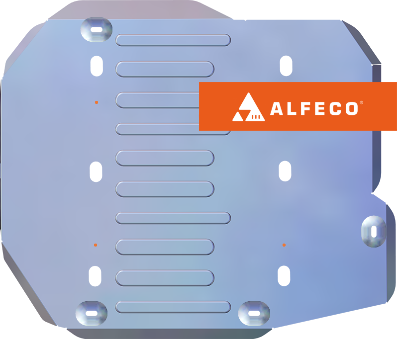 Защита алюминиевая Alfeco для топливного бака Honda Stepwgn VI 2022-2026. Артикул ALF.09.58al