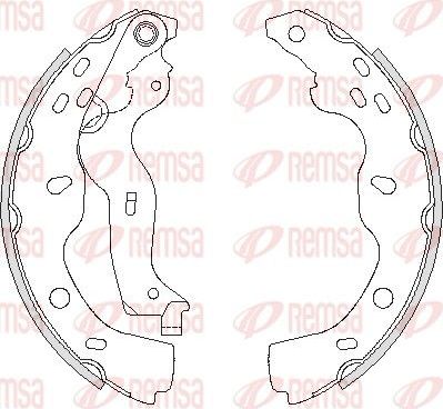 Тормозные колодки Remsa. Артикул 4227.00