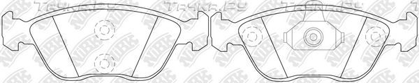 Тормозные колодки NiBK передние для Volvo XC70 I 1997-2002. Артикул PN0020