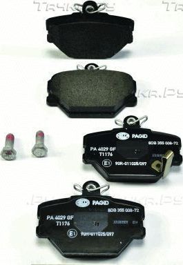 Тормозные колодки Hella передние для Smart Fortwo II (W451) 2007-2015. Артикул 8DB 355 008-721
