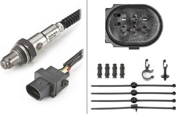 Лямбда-зонд (кислородный датчик) Hella. Артикул 6PA 009 166-791