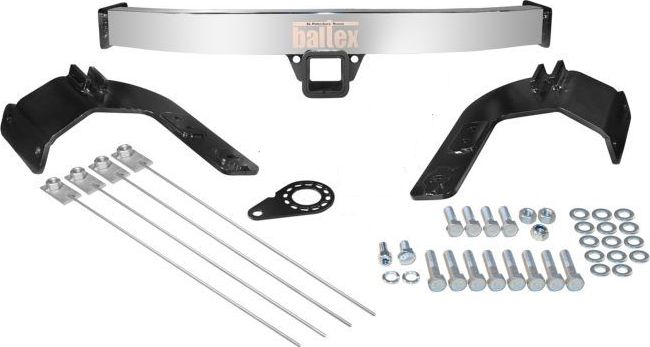 Балка фаркопа Baltex для Toyota Land Cruiser 200 2007-2021 под квадрат 50х50 с нержавеющей накладкой. Артикул 249454