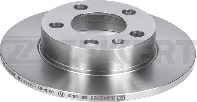 Тормозной диск Zekkert задний для Audi A2 2000-2005. Артикул BS-5032