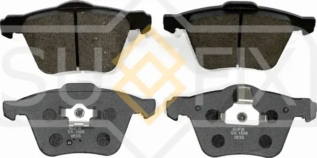Колодки тормозные передние (Sufix). Артикул SX1508