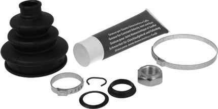 Пыльник шруса (комплект) Metelli (резина). Артикул 13-0035