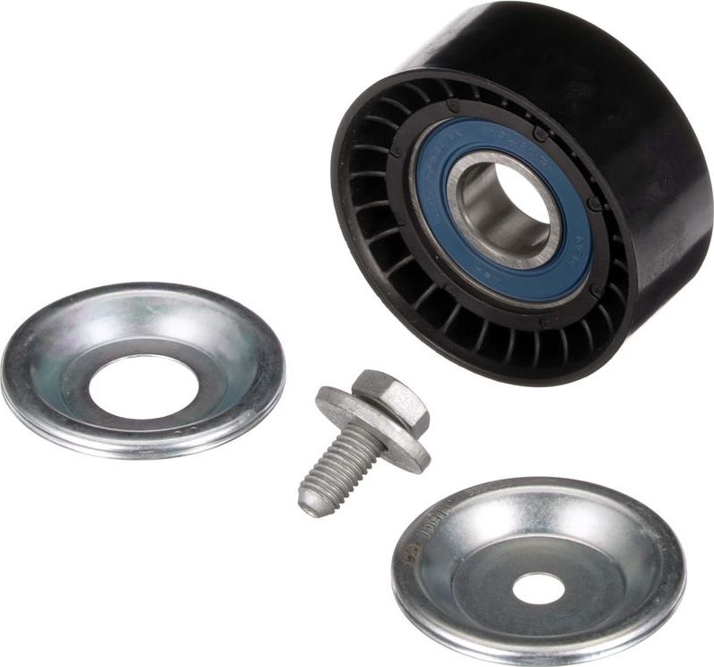 Направляющий (ведущий) ролик приводного поликлинового ремня Gates (полимерный материал). Артикул T36413