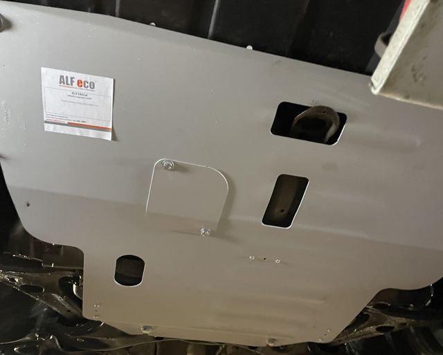 Защита алюминиевая Alfeco для картера и КПП Toyota Avensis T250 (V - 1.8) 2003-2009. Артикул ALF.24.02al