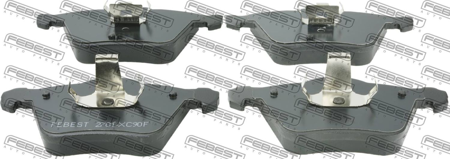 Тормозные колодки Febest передние для Ford S-MAX II 2015-2026. Артикул 2701-XC90F