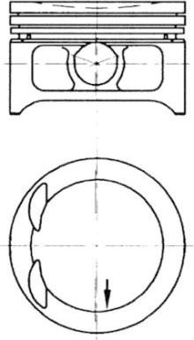 Поршень Kolbenschmidt. Артикул 97332610