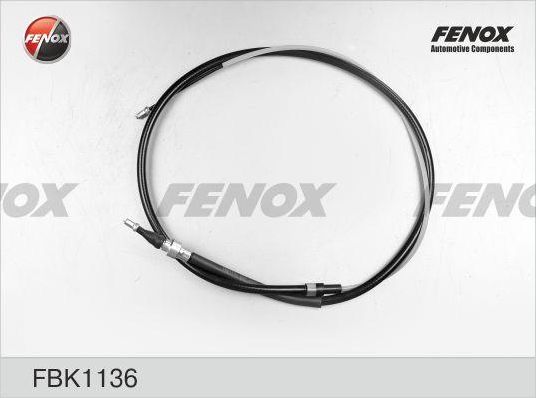 Трос ручника (тросик ручного тормоза) Fenox. Артикул FBK1136