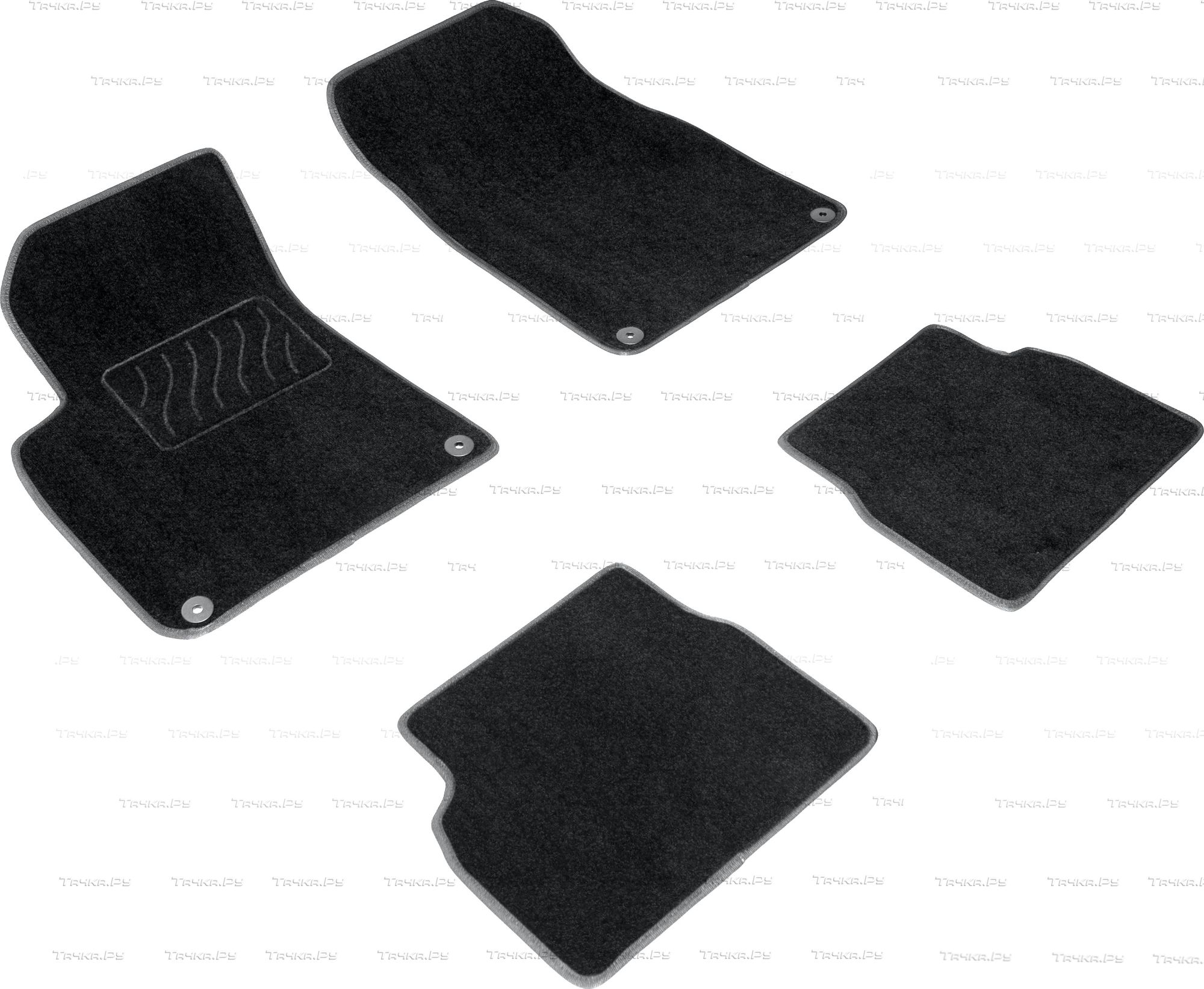 Коврики текстильные Seintex на нескользящей основе для салона Cadillac BLS 2006-2009. Артикул 83136