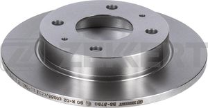 Тормозной диск Zekkert задний для Mitsubishi Colt VI (Z20/Z30) 2004-2012. Артикул BS-5790