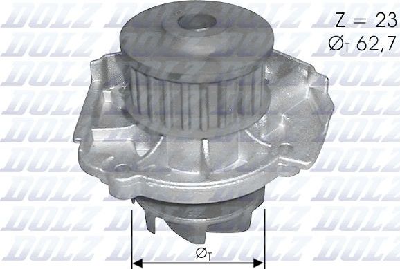 Помпа (водяной насос) Dolz. Артикул S319