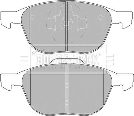 Тормозные колодки Borg & Beck. Артикул BBP2456