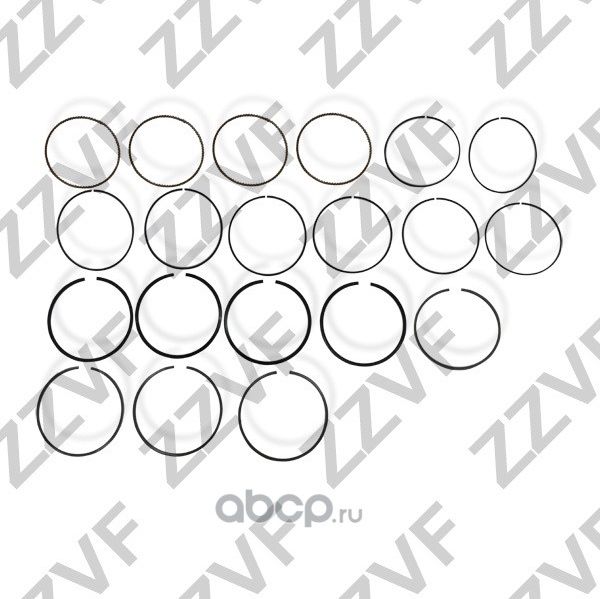 КОЛЬЦА ПОРШНЕВЫЕ 4 ЦИЛИНДРА MAZDA 6 (GG) (2002-2007) (Zzvf). Артикул GRA87667
